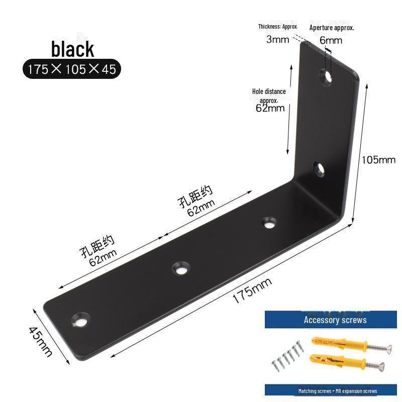 Прямоугольный треугольный кронштейн из нержавеющей стали для полок стола
Прямоугольный треугольный кронштейн из нержавеющей стали для полок стола