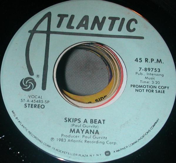 7-дюймовая пластинка MAYANA - Skips A Beat 789753 Atlantic 1983 US Танцевальная и Электронная Музыка Б/У
7-дюймовая пластинка MAYANA - Skips A Beat 789753 Atlantic 1983 US Танцевальная и Электронная Музыка Б/У