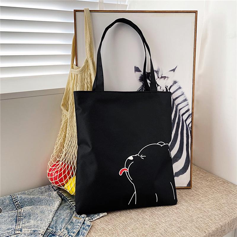 Creative Korean Style Women s Canvas Shoulder Bag with Custom Logo
Creative Korean Style Women s Canvas Shoulder Bag with Custom Logo