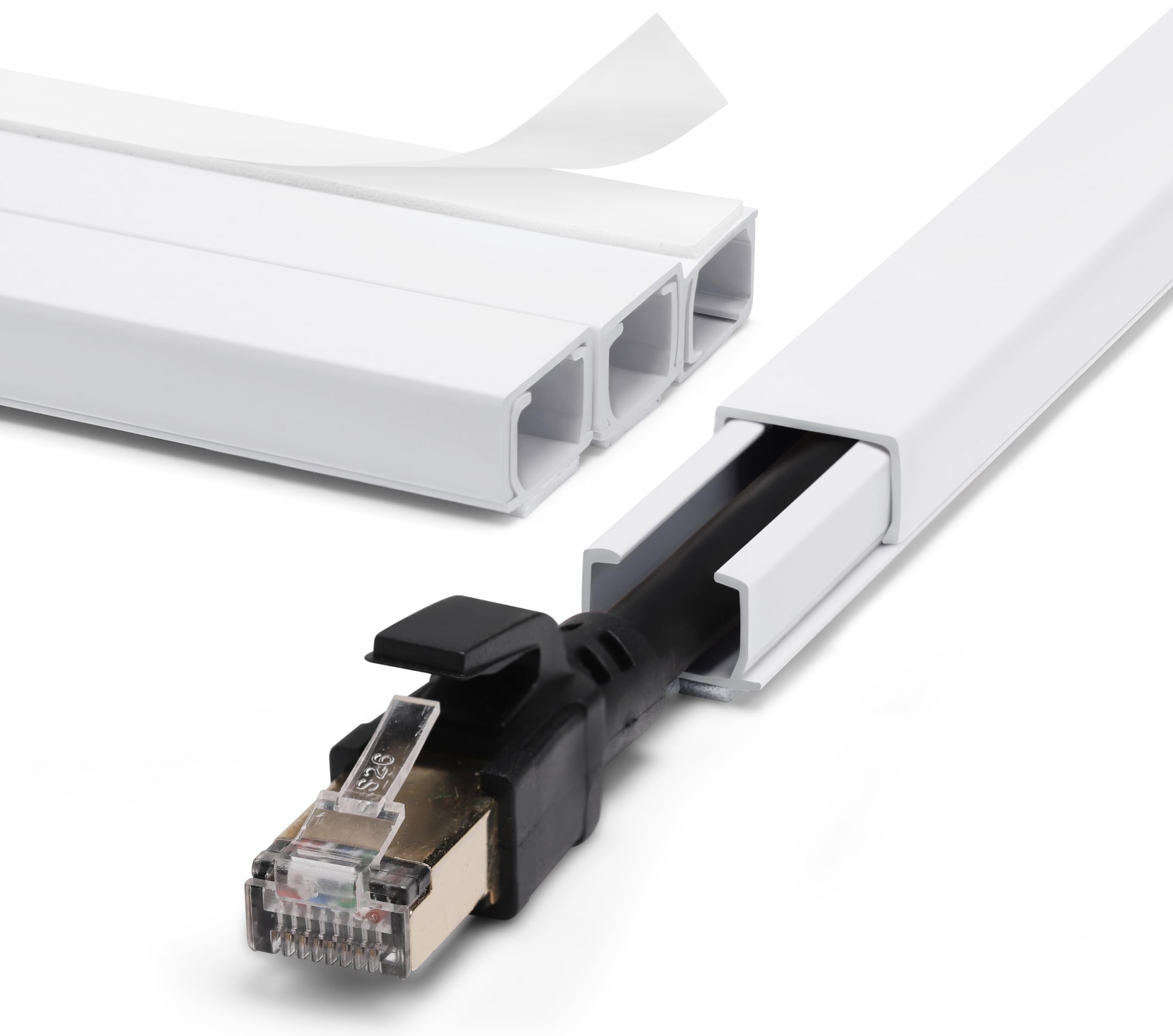 ZhiYo Wiring Molding 1cm 43cm x 4 Wire Hidden Wall Cord Paintable Cord Cover Wall Wiring Management Wire Protection Cover White Easy to Install Wall білий
ZhiYo Wiring Molding 1cm 43cm x 4 Wire Hidden Wall Cord Paintable Cord Cover Wall Wiring Management Wire Protection Cover White Easy to Install Wall білий