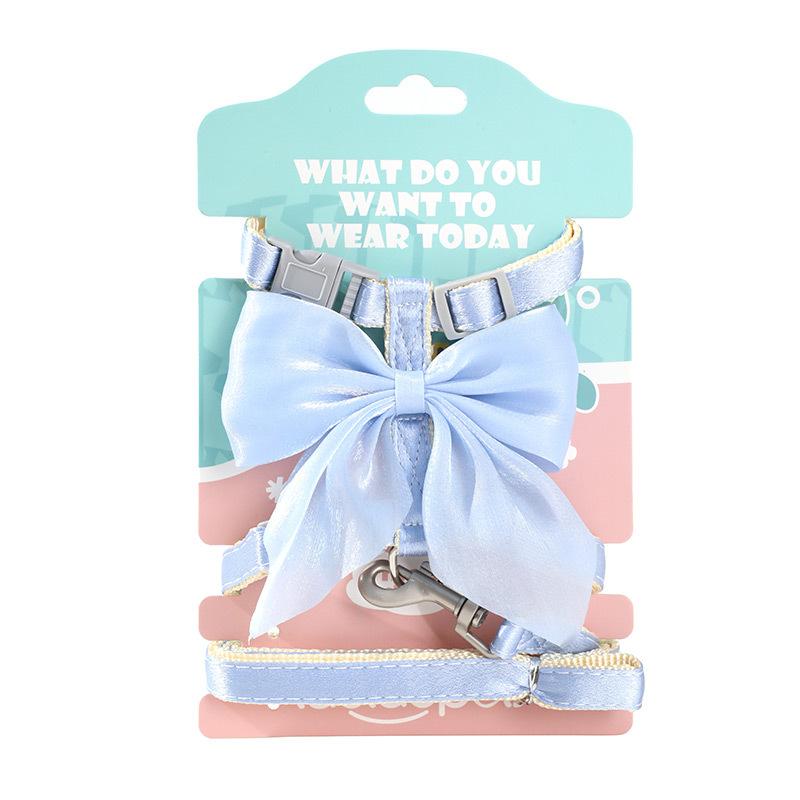 Bright Silk Cute Bowknot Cat Harness And Leash Adjustable Pet Harness With Traction Rope For Cat Kitten Puppy Rabbit Ferret синий
Bright Silk Cute Bowknot Cat Harness And Leash Adjustable Pet Harness With Traction Rope For Cat Kitten Puppy Rabbit Ferret синий