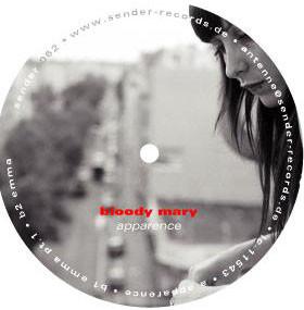 12inch Record BLOODY MARY - Apparence SENDER062 Sender Records 2006 Germany Dance & Electronica Used
12inch Record BLOODY MARY - Apparence SENDER062 Sender Records 2006 Germany Dance & Electronica Used