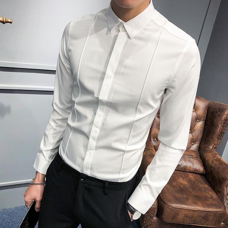 Spring Autumn New Fashion Turn-down Collar Long Sleeve Solid Color Men s Clothing Smart Casual Button Trend Simplicity Shirts 4XL білий
Spring Autumn New Fashion Turn-down Collar Long Sleeve Solid Color Men s Clothing Smart Casual Button Trend Simplicity Shirts 4XL білий