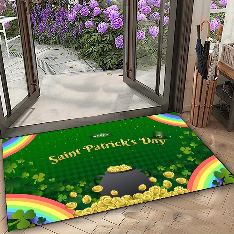 St. Patrick s Day Shamrock Rug Pot Gold Rainbow Doormat NonSlip Easy Clean Festive Carpet for Living Room Bedroom Pet Friendly 40X60cm
St. Patrick s Day Shamrock Rug Pot Gold Rainbow Doormat NonSlip Easy Clean Festive Carpet for Living Room Bedroom Pet Friendly 40X60cm