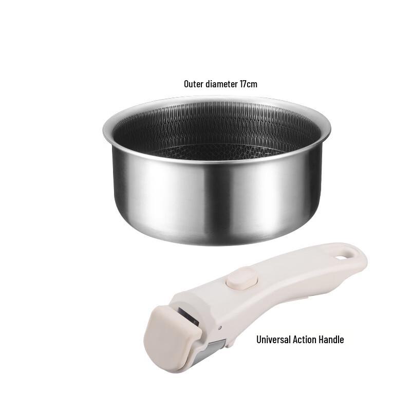 Wutuo Detachable Handle Stainless Steel Non-stick Milk Pot
Wutuo Detachable Handle Stainless Steel Non-stick Milk Pot