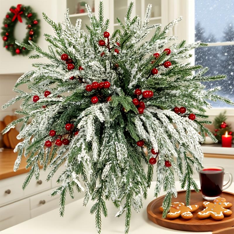 12 Artificial Norfolk Pine with Red Berries &Snow.Realistic Xmas Decor for Home, Wreaths,Vase Fillers.Festive Winter Desk Decor зелений
12 Artificial Norfolk Pine with Red Berries &Snow.Realistic Xmas Decor for Home, Wreaths,Vase Fillers.Festive Winter Desk Decor зелений