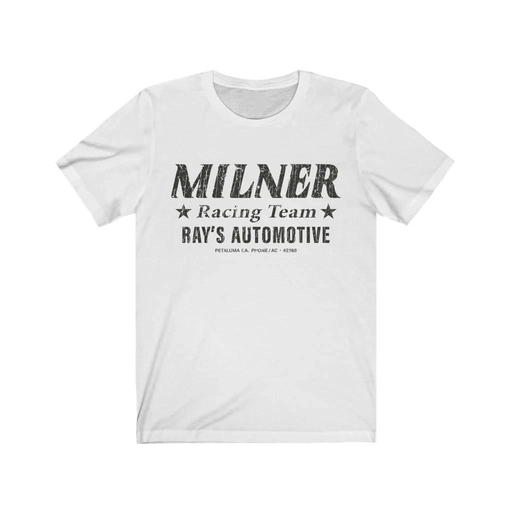 Milner Racing Team 1964 F/B Vintage Men s T shirt XL
Milner Racing Team 1964 F/B Vintage Men s T shirt XL