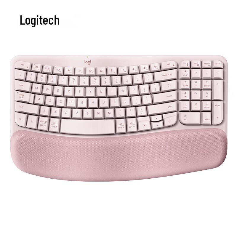 Ергономічна бездротова клавіатура Logitech Wave Keys
Ергономічна бездротова клавіатура Logitech Wave Keys