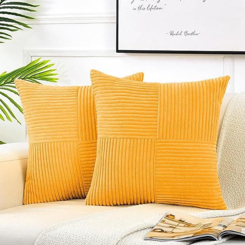 Design Retro Corduroy Patchwork Pillow Covers Christmas Throw Pillow Cases Stripe Decorative Cushion Covers for Sofa Bed Room 45X45CM
Design Retro Corduroy Patchwork Pillow Covers Christmas Throw Pillow Cases Stripe Decorative Cushion Covers for Sofa Bed Room 45X45CM