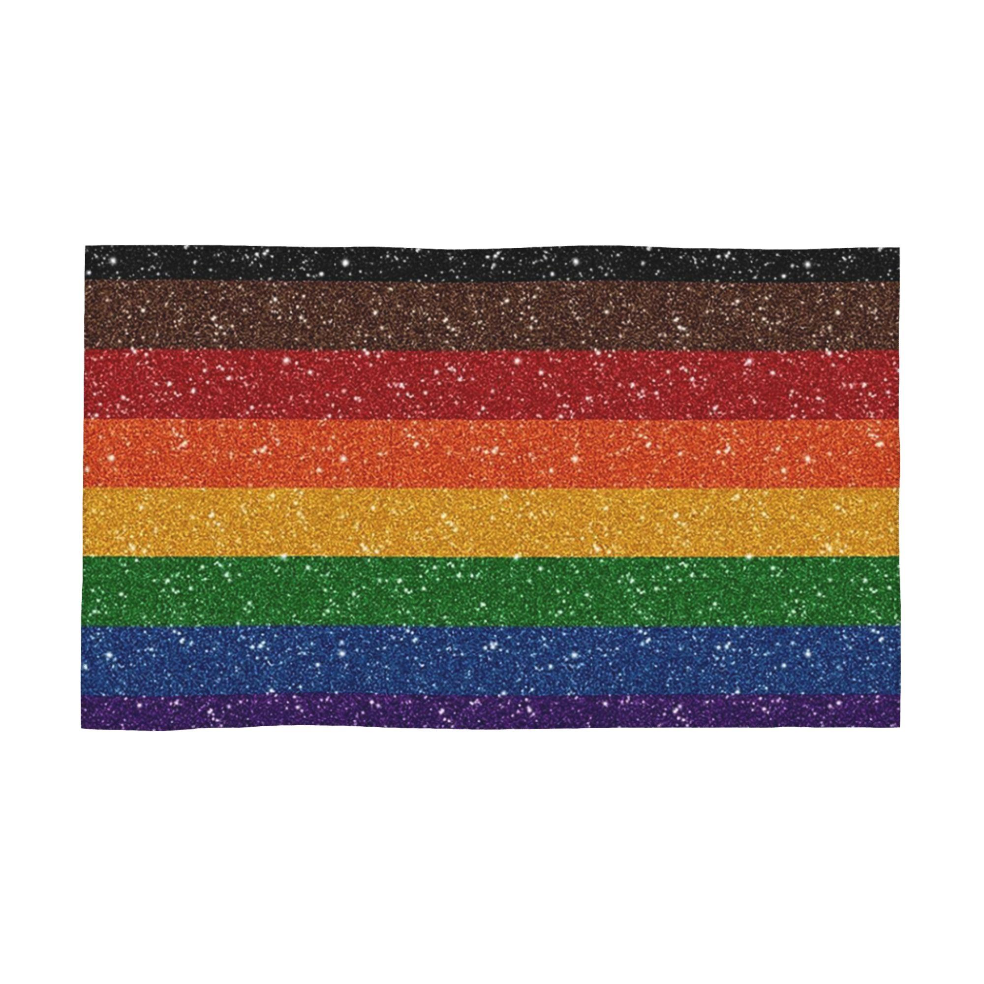 Faux Glitter Rainbow Pride Flag LGBT Gay Lesbian Soft Face Towel Quick Dry Pool Bath Cotton Towels Breathable W30*H60(CM)
Faux Glitter Rainbow Pride Flag LGBT Gay Lesbian Soft Face Towel Quick Dry Pool Bath Cotton Towels Breathable W30*H60(CM)