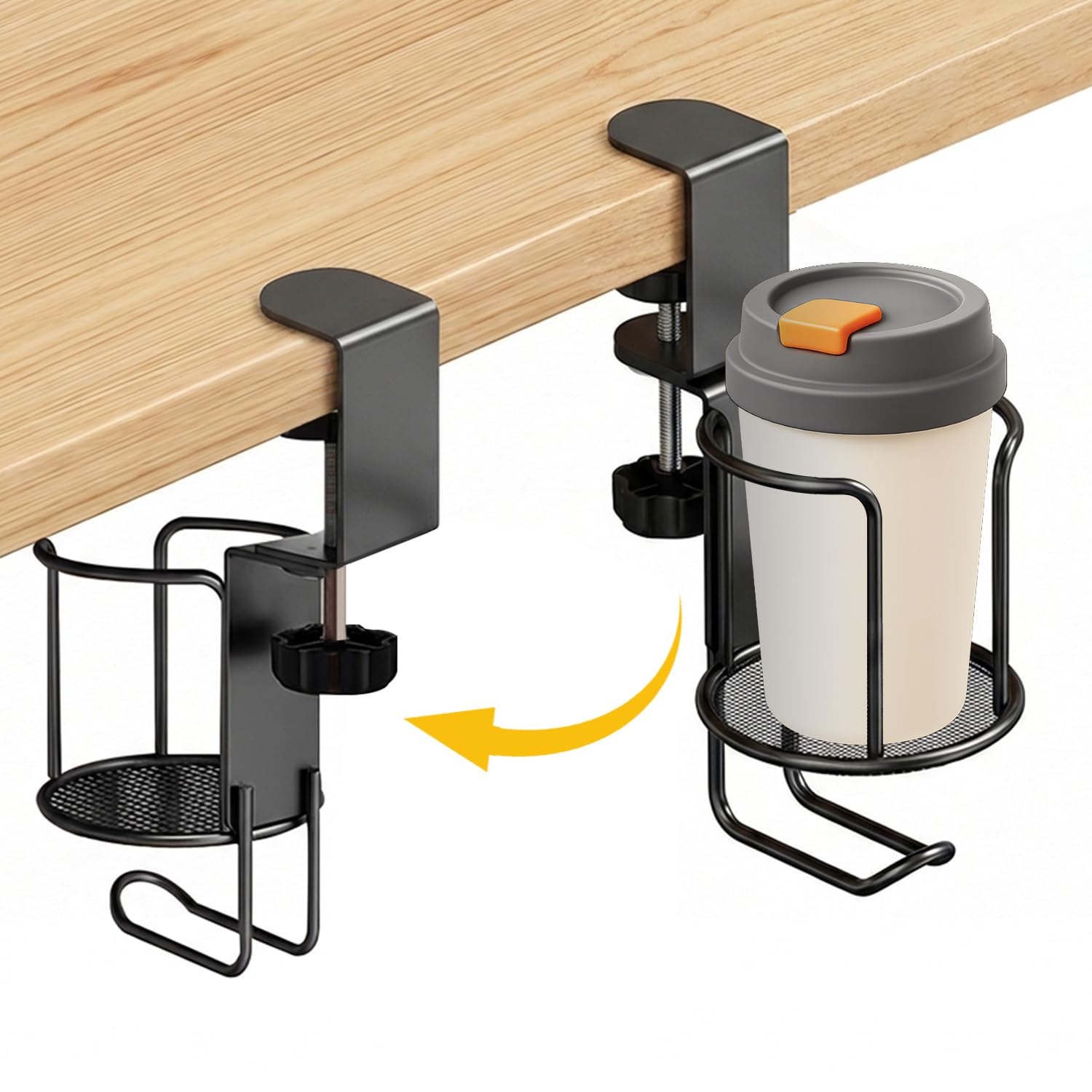 AHTZI Desk Cup Headphone Rotating Drink No Drilling Easy High Load Storage for Gaming Home Use 2-in-1 & Holder, 360-Degree Holder, Required, чёрный
AHTZI Desk Cup Headphone Rotating Drink No Drilling Easy High Load Storage for Gaming Home Use 2-in-1 & Holder, 360-Degree Holder, Required, чёрный