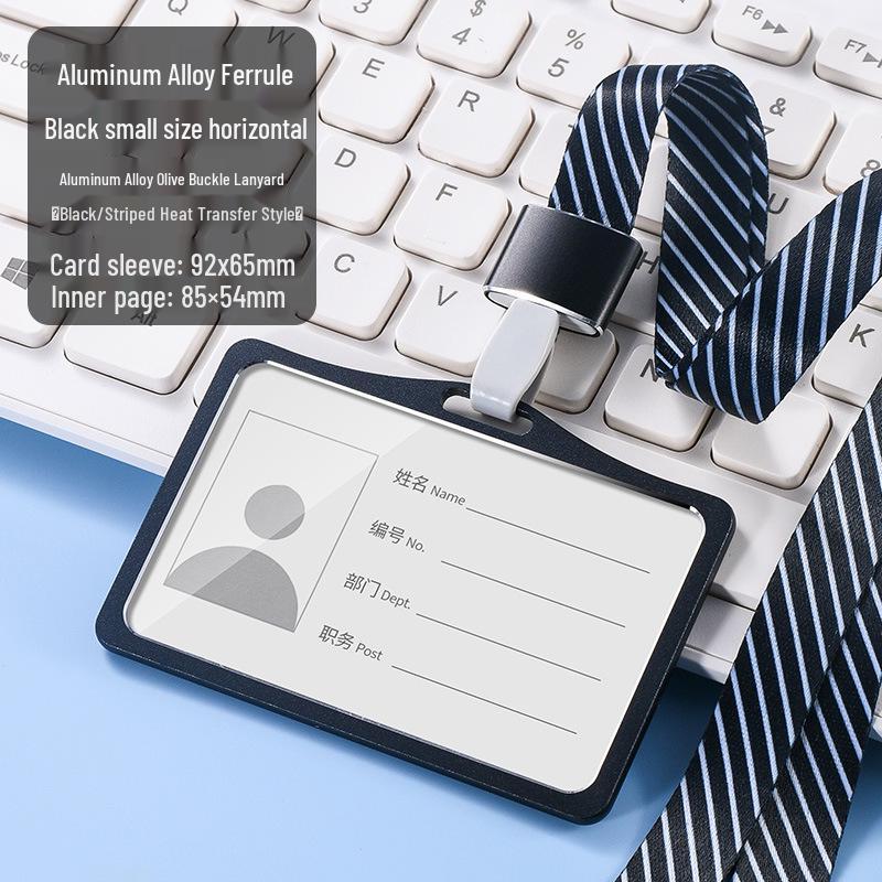 Aluminum Alloy ID Card Holder with Lanyard
Aluminum Alloy ID Card Holder with Lanyard