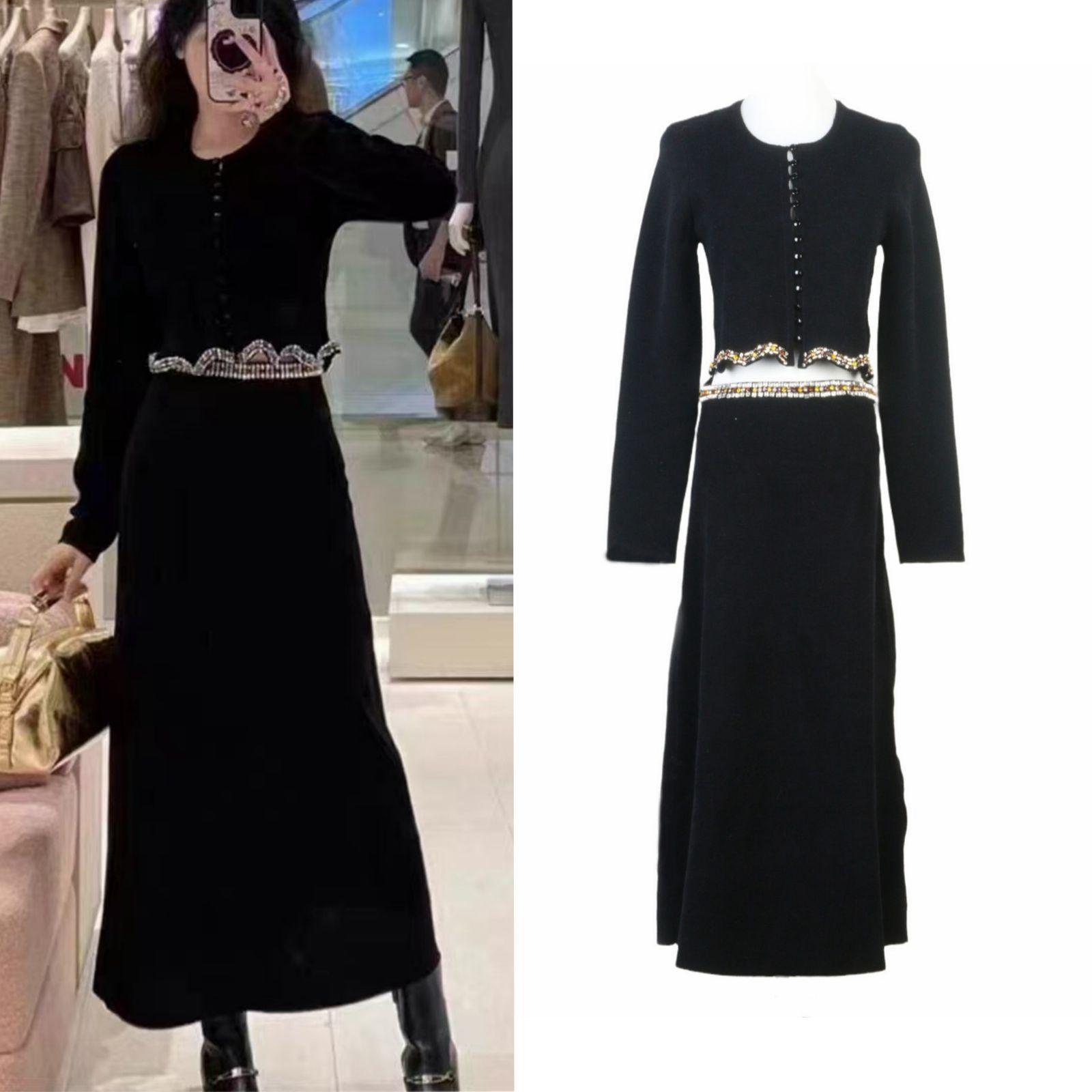 Women s Elegant French Niche Black Diamond Knitted Cardigan and Midi Skirt Set - Autumn/Winter 2024 Collection Small
Women s Elegant French Niche Black Diamond Knitted Cardigan and Midi Skirt Set - Autumn/Winter 2024 Collection Small