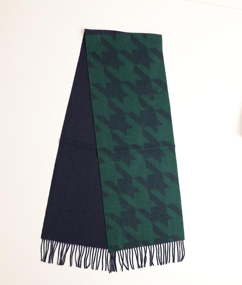 Autumn and winter new wool jacquard thousand bird grid autumn and winter unisex color matching warm scarf winter neck shawl
Autumn and winter new wool jacquard thousand bird grid autumn and winter unisex color matching warm scarf winter neck shawl