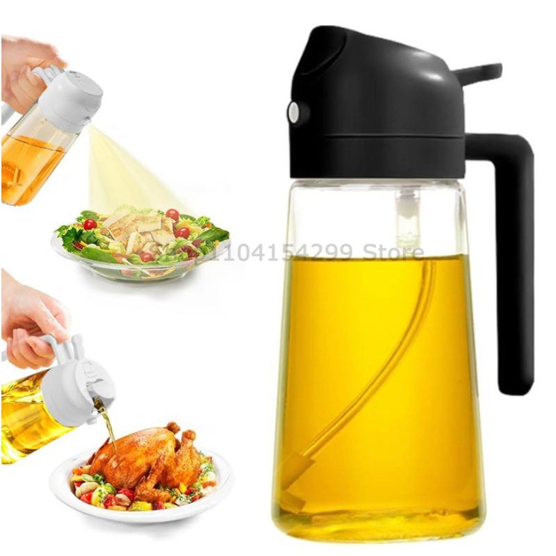 2-in-1 Oil Sprayer Dispenser Olive Oil Dispenser Oil Spray Bottle Plastic Spray Bottle for Cooking Air Fryer BBQ Baking Salad
2-in-1 Oil Sprayer Dispenser Olive Oil Dispenser Oil Spray Bottle Plastic Spray Bottle for Cooking Air Fryer BBQ Baking Salad