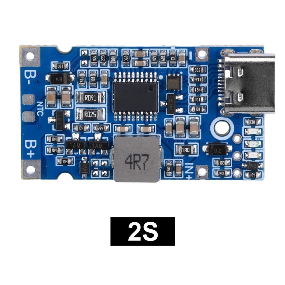 Type-C 2S 3S 4S BMS 4.5V-15V 18W 2A Модуль зарядки літієвої батареї Підтримка плати швидкої зарядки QC
Type-C 2S 3S 4S BMS 4.5V-15V 18W 2A Модуль зарядки літієвої батареї Підтримка плати швидкої зарядки QC