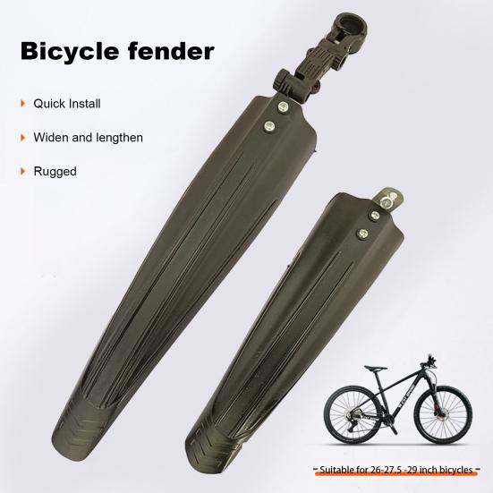 Yousheng Bicycle Fender Adjustable Design High Strength Universal Simple Installation Mountain Bike Bicycle Front Rear Mud Guard Set
Yousheng Bicycle Fender Adjustable Design High Strength Universal Simple Installation Mountain Bike Bicycle Front Rear Mud Guard Set