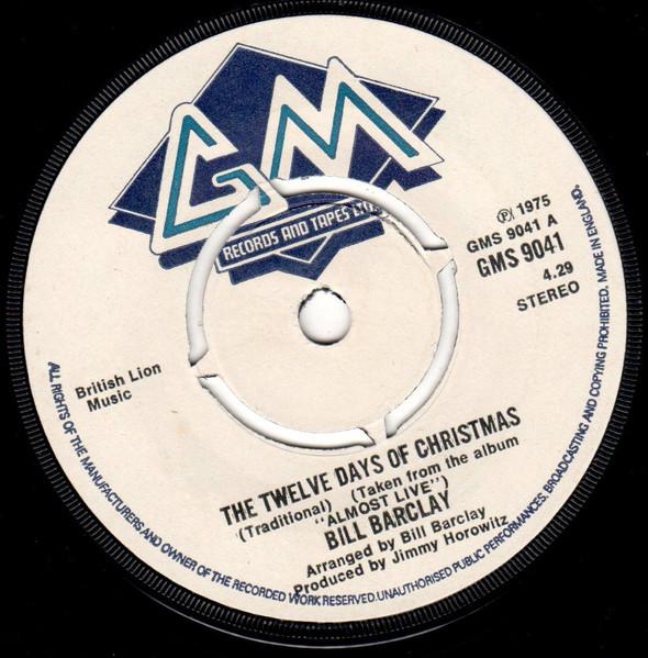 7-дюймовая пластинка BILL BARCLAY - Twelve Days Of Christmas / Does You GMS9041 GM 1975 UK Pop Б/у
7-дюймовая пластинка BILL BARCLAY - Twelve Days Of Christmas / Does You GMS9041 GM 1975 UK Pop Б/у