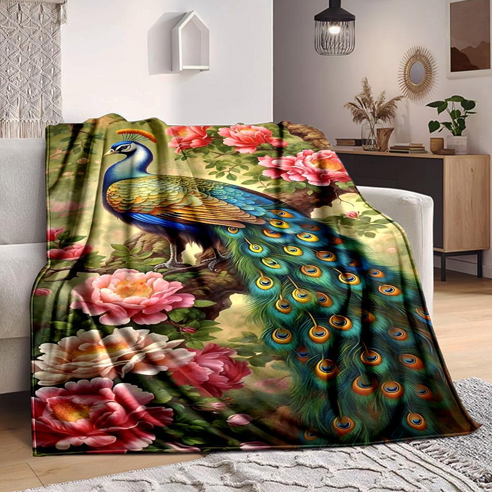 1PC Peacock Feather Blanket, Throw For Sofa, Bed, Travel, Printing Blanket With Soft And Warm Fabric yy250918144 75x90cm
1PC Peacock Feather Blanket, Throw For Sofa, Bed, Travel, Printing Blanket With Soft And Warm Fabric yy250918144 75x90cm