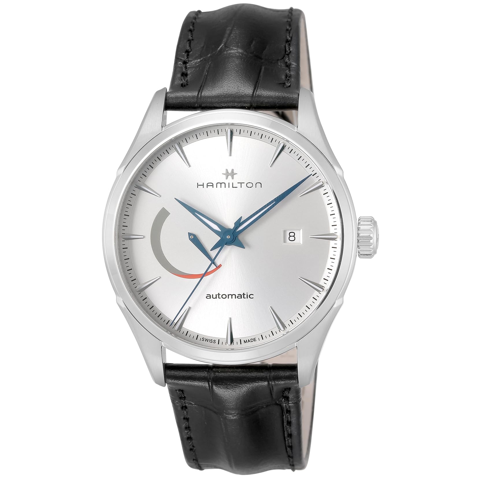 Годинник Jazzmaster Power Reserve Auto Jazzmaster, срібний циферблат, нержавіюча сталь, сапфірове скло, автоматичний завод, 5 ATM, водонепроникний швейцарський годинник 42 мм
Годинник Jazzmaster Power Reserve Auto Jazzmaster, срібний циферблат, нержавіюча сталь, сапфірове скло, автоматичний завод, 5 ATM, водонепроникний швейцарський годинник 42 мм