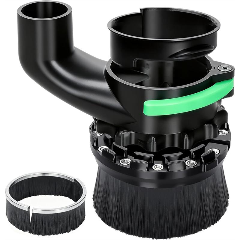 65Mm & 69Mm Diameter Dust Shoe For CNC Router Machine, Compatible, Dual Brush Lengths, Hose Diameter 38Mm (1.5Inch)
65Mm & 69Mm Diameter Dust Shoe For CNC Router Machine, Compatible, Dual Brush Lengths, Hose Diameter 38Mm (1.5Inch)