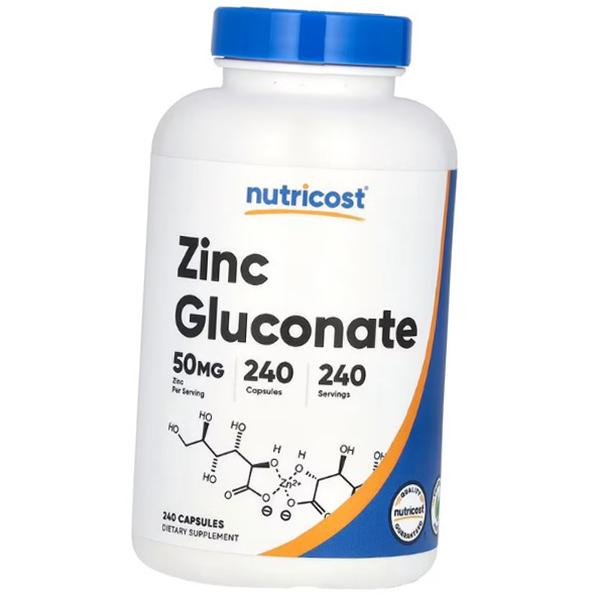 Цинк Глюконат, Zinc Gluconate 50, Nutricost (36647063) 240caps
Цинк Глюконат, Zinc Gluconate 50, Nutricost (36647063) 240caps