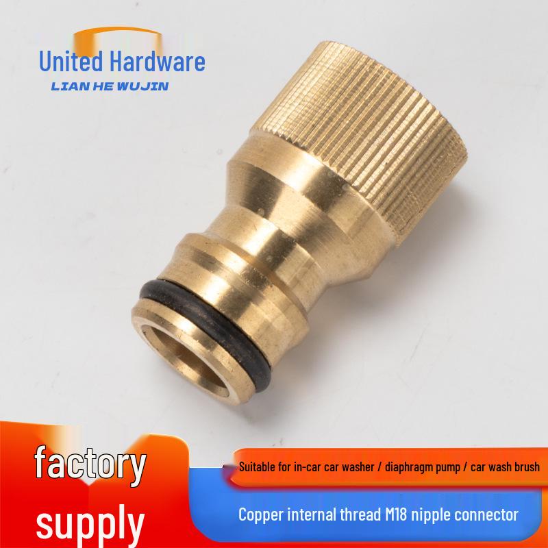 M18*1.5 High-Pressure Car Washer Nipple Connector and Diaphragm Pump with Portable Water Gun and Brush
M18*1.5 High-Pressure Car Washer Nipple Connector and Diaphragm Pump with Portable Water Gun and Brush