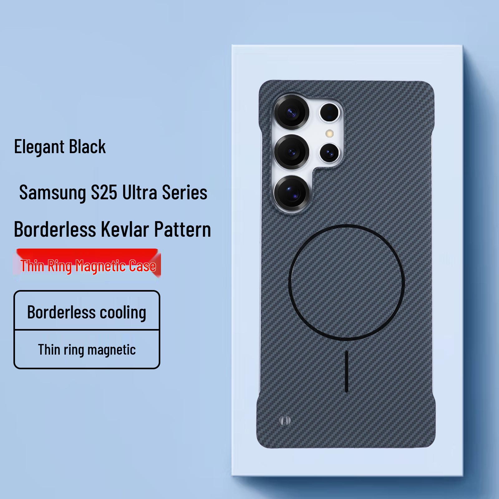 Samsung S26 Ultra Carbon Fiber Texture Magnetic Suction Ultra-Thin Borderless Drop-Proof Protective Case S25 Ultra
Samsung S26 Ultra Carbon Fiber Texture Magnetic Suction Ultra-Thin Borderless Drop-Proof Protective Case S25 Ultra
