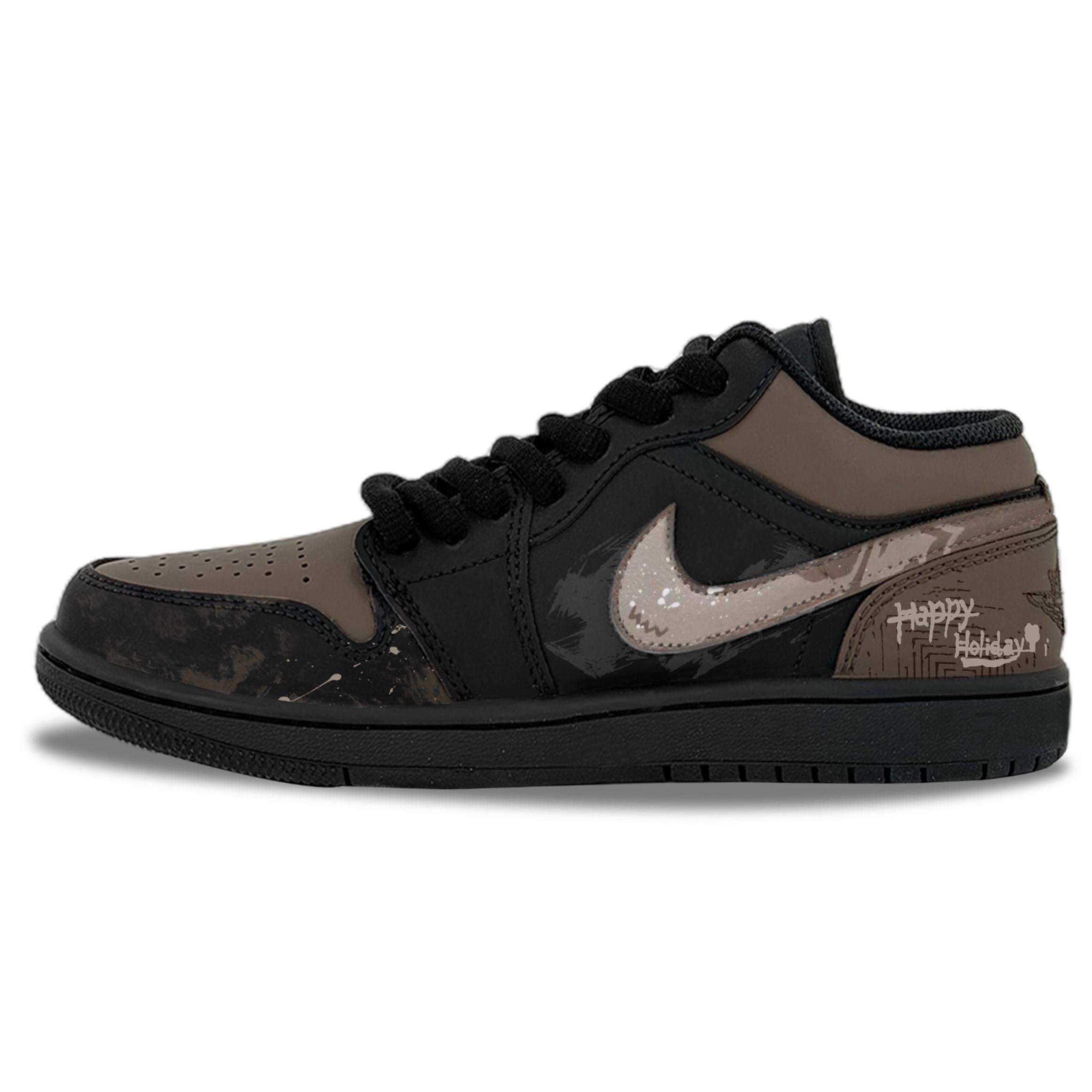 Jordan Air Jordan 1 Ink Wild Spring Step Slip Resistant Abrasion Resistant Low top Vintage Basketball Shoes Men s 553558-093(Team721 ) 43
Jordan Air Jordan 1 Ink Wild Spring Step Slip Resistant Abrasion Resistant Low top Vintage Basketball Shoes Men s 553558-093(Team721 ) 43