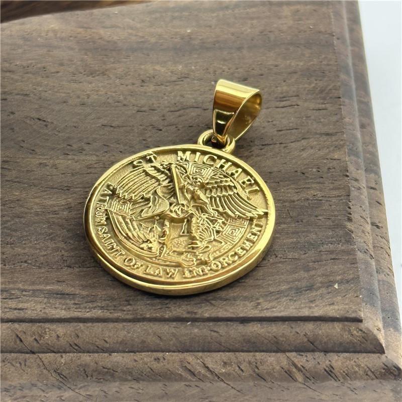 ST.MICHAEL Necklace 316L Stainless Steel Jewelry Angel Saint Men Women Pendant золотистий
ST.MICHAEL Necklace 316L Stainless Steel Jewelry Angel Saint Men Women Pendant золотистий