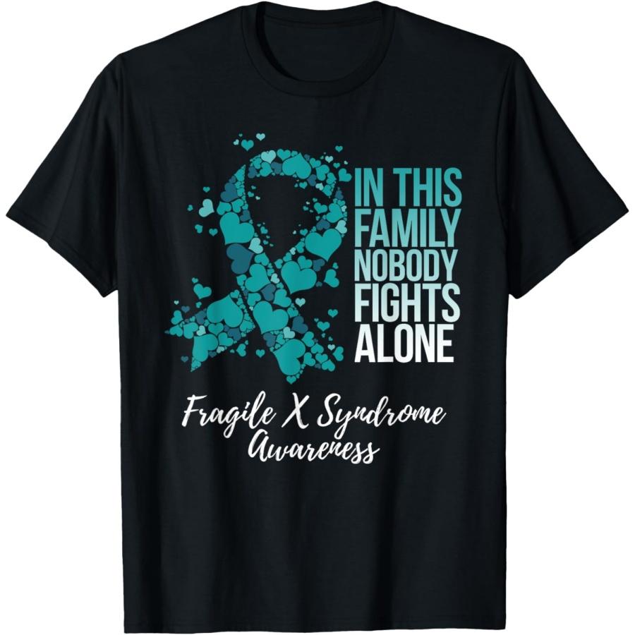 Family Support Teal Ribbon Fragile X Syndrome Awareness T-Shirt XXXXXL чорний
Family Support Teal Ribbon Fragile X Syndrome Awareness T-Shirt XXXXXL чорний