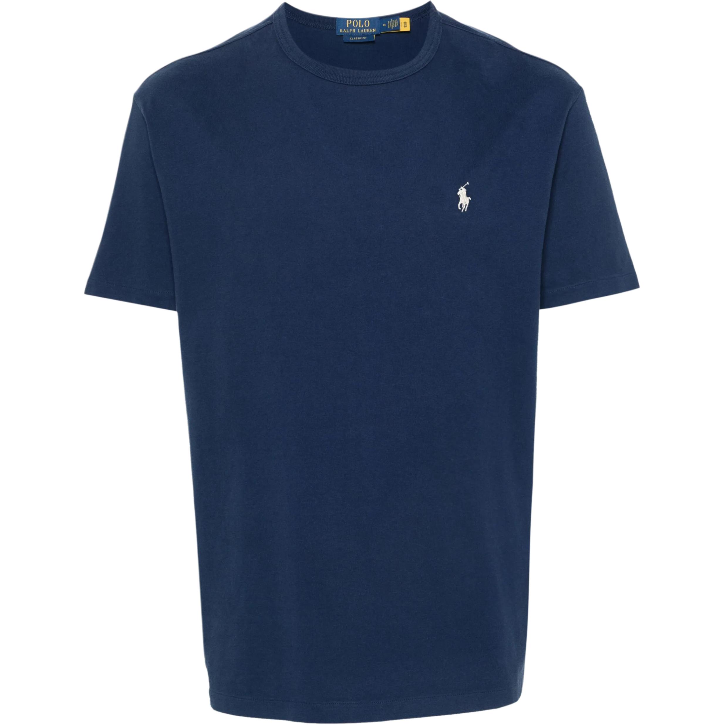 Polo Ralph Lauren Однотонная футболка свободного кроя с круглым вырезом и вышивкой логотипа Мужские топы Темно-синий 710916698-018 L
Polo Ralph Lauren Однотонная футболка свободного кроя с круглым вырезом и вышивкой логотипа Мужские топы Темно-синий 710916698-018 L