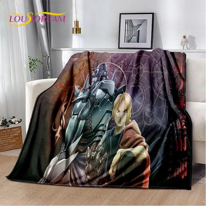 Мягкое плюшевое одеяло «Стальной алхимик» с героями мультфильмов аниме, фланелевое одеяло, одеяло для гостиной, спальни, кровати, дивана, чехол для пикника 150x200cm (60x80inch)
Мягкое плюшевое одеяло «Стальной алхимик» с героями мультфильмов аниме, фланелевое одеяло, одеяло для гостиной, спальни, кровати, дивана, чехол для пикника 150x200cm (60x80inch)