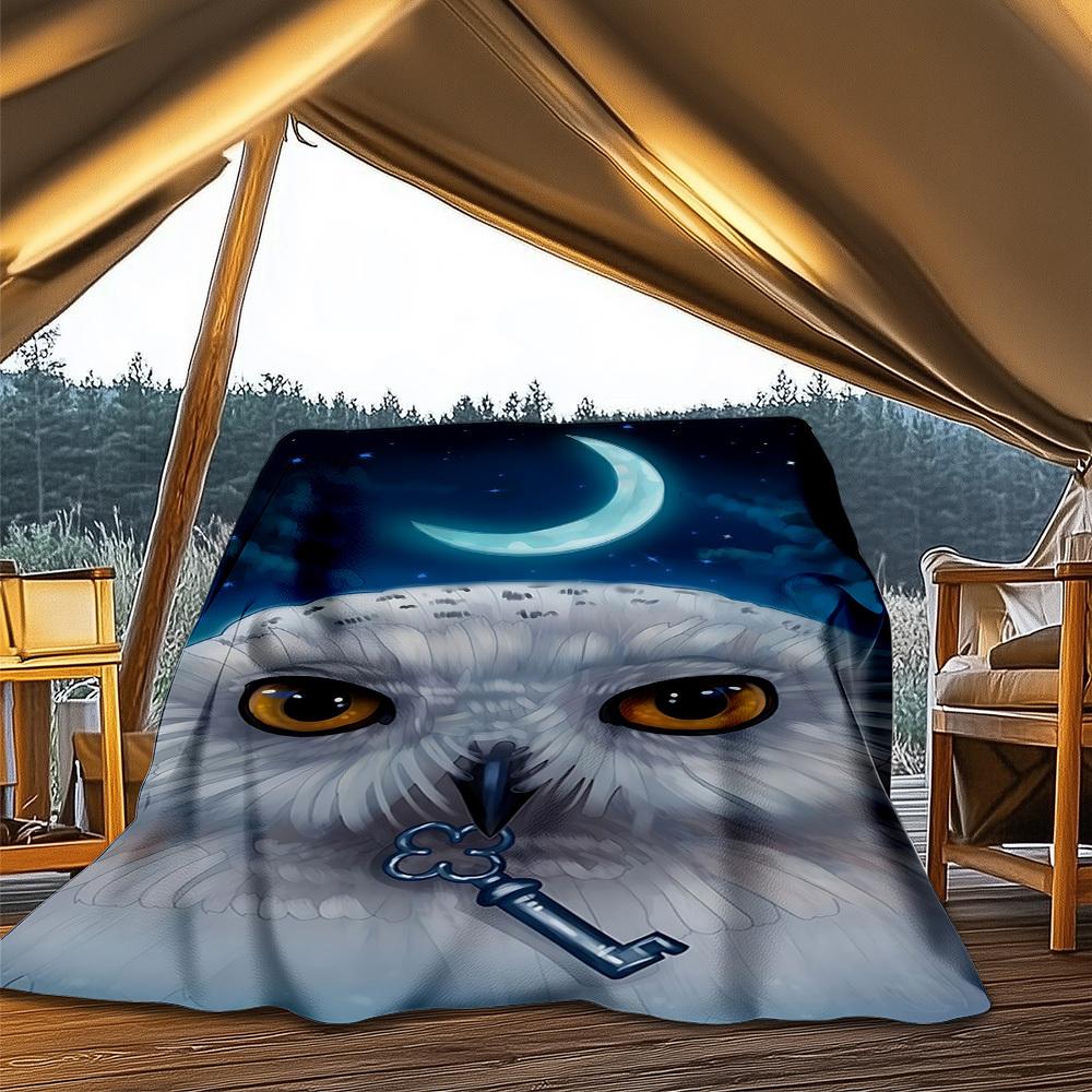 1pc Owl Moon Outdoor Blanket - Lightweight Flannel Throw For Travel, Camping, Gifts For Family Or Friends yy251114265 75x90cm
1pc Owl Moon Outdoor Blanket - Lightweight Flannel Throw For Travel, Camping, Gifts For Family Or Friends yy251114265 75x90cm
