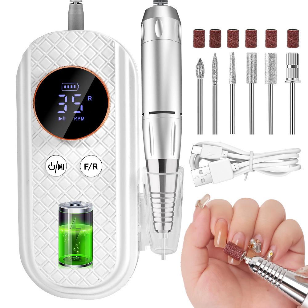 Portable Electric Nail Polisher & Dead Skin Remover - Professional Rechargeable Nail Art Tool
Portable Electric Nail Polisher & Dead Skin Remover - Professional Rechargeable Nail Art Tool