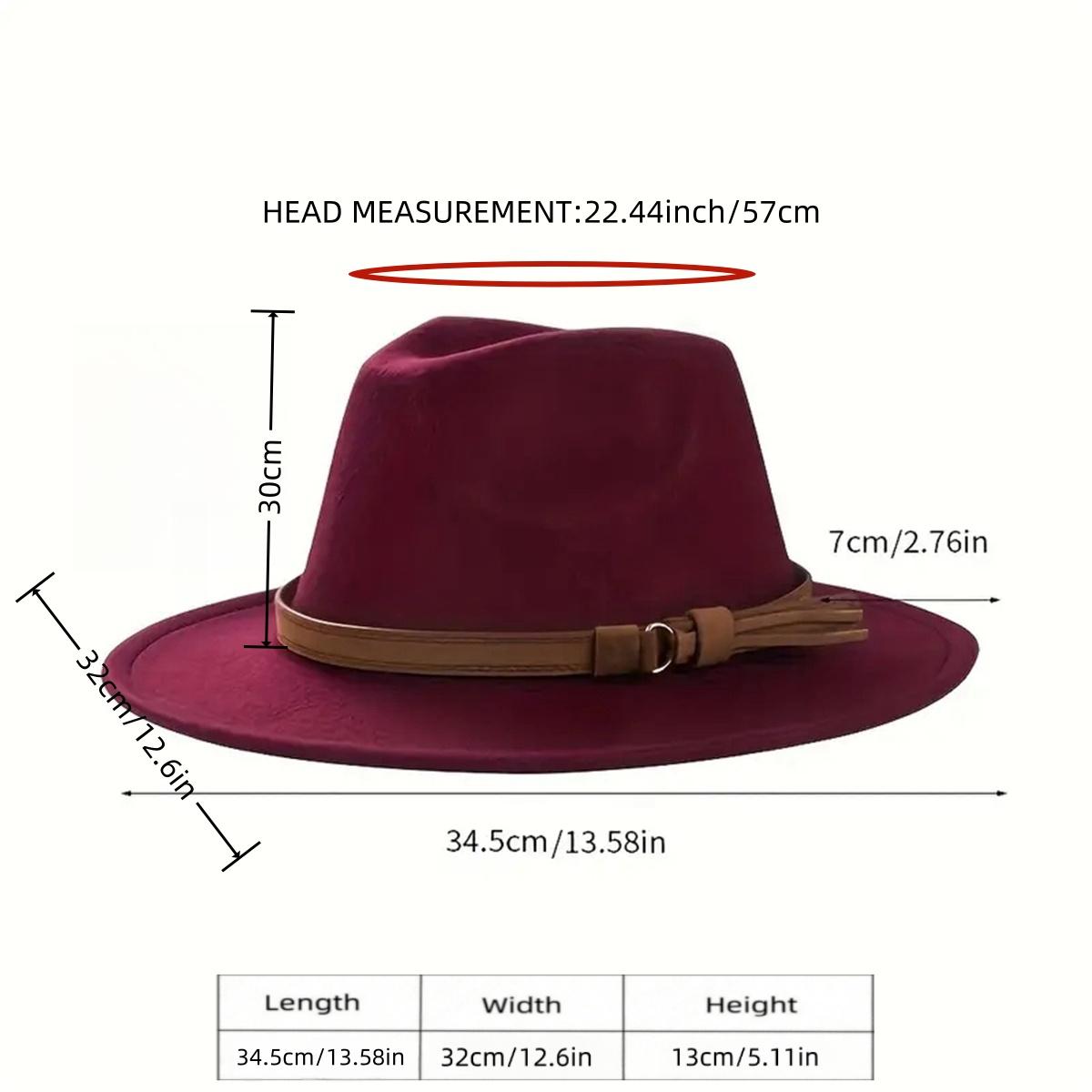 A ladies western cowboy hat with flat brim and belt trimmed fedora jazz hat classic solid color for men and women in all seasons 57
A ladies western cowboy hat with flat brim and belt trimmed fedora jazz hat classic solid color for men and women in all seasons 57