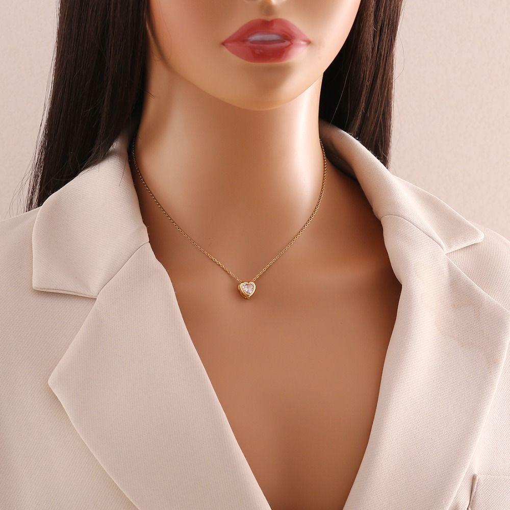 3pcs Love Shape Heart Necklace Jewelry Accessories Collarbone Chain 2023 Shiny Chain Women Girls
3pcs Love Shape Heart Necklace Jewelry Accessories Collarbone Chain 2023 Shiny Chain Women Girls