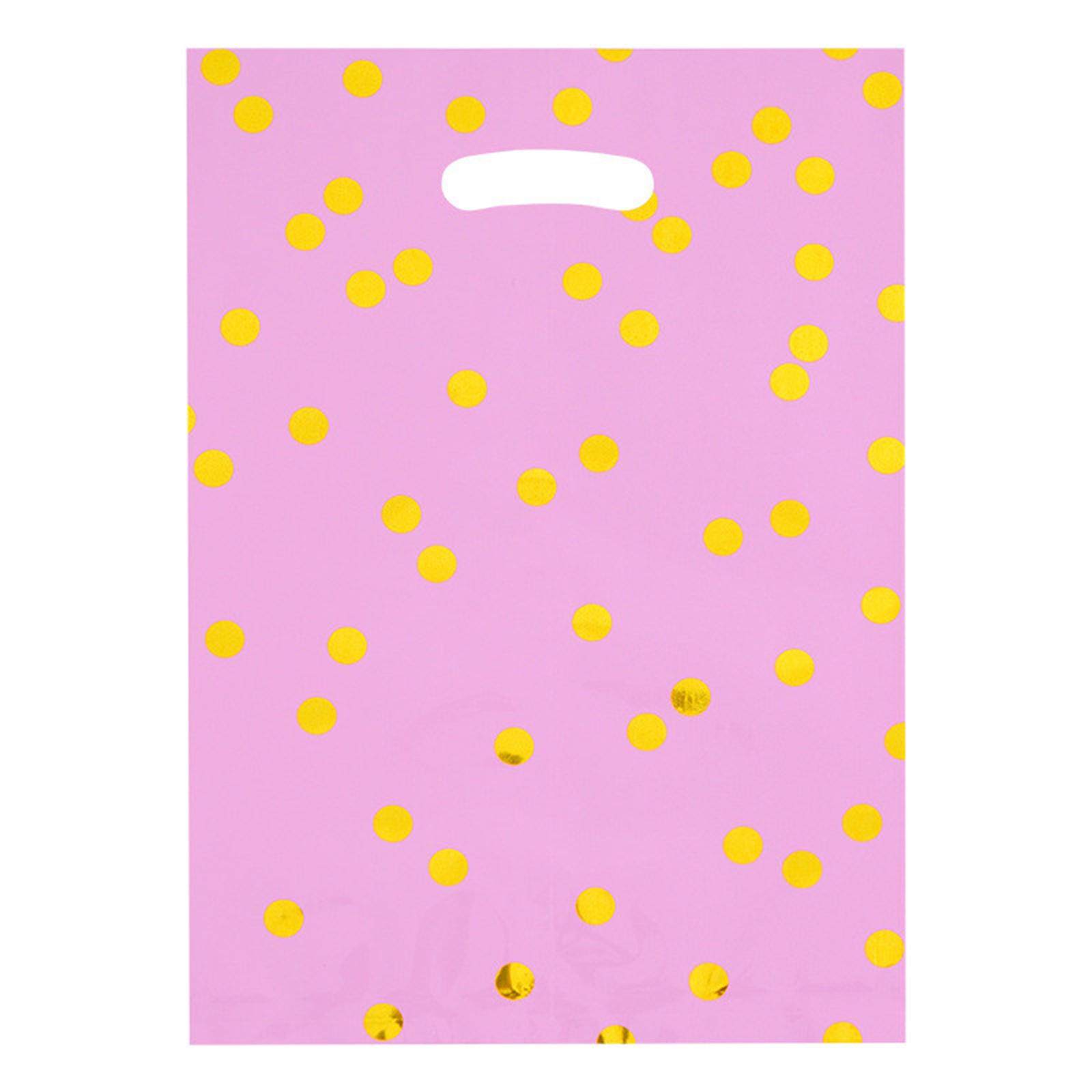 Party Favor Bags with Polka Dot Pattern Durable Aluminum Foil Material Die Cut Handle Gift Bags for Events and Celebrations One Size
Party Favor Bags with Polka Dot Pattern Durable Aluminum Foil Material Die Cut Handle Gift Bags for Events and Celebrations One Size