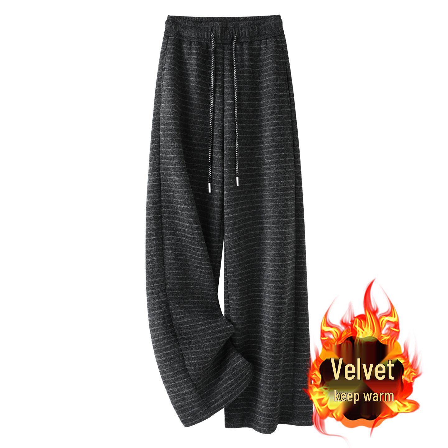 Women s High-Waisted Striped Wool Wide-Leg Pants with Velvet, Winter 2025 - Slimming and Soft. 2XL
Women s High-Waisted Striped Wool Wide-Leg Pants with Velvet, Winter 2025 - Slimming and Soft. 2XL