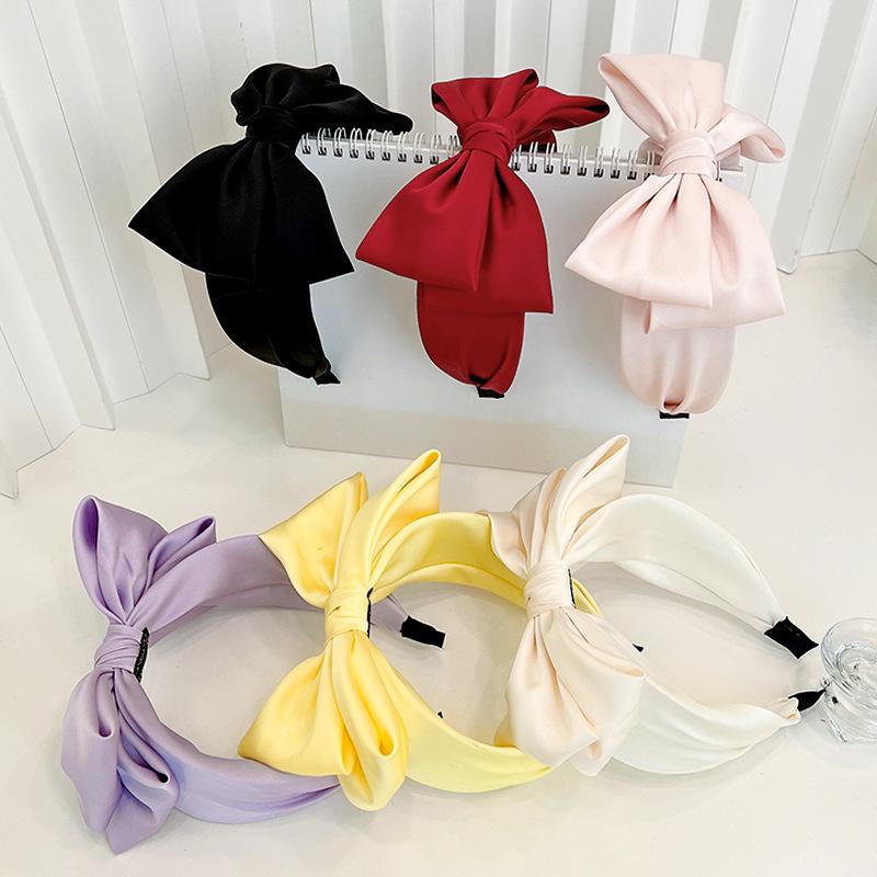 Women Girls Spring Colorful Silk Satin Bow Hairband Headband Adult Hair Accessories Hair Jewley
Women Girls Spring Colorful Silk Satin Bow Hairband Headband Adult Hair Accessories Hair Jewley