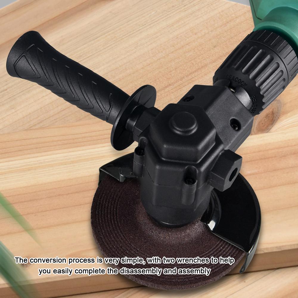 Electric Drill Modified Tool Attachment Electric Drill to Electric Angle Grinder Accessories Set Practical Home Conversion Attachment
Electric Drill Modified Tool Attachment Electric Drill to Electric Angle Grinder Accessories Set Practical Home Conversion Attachment