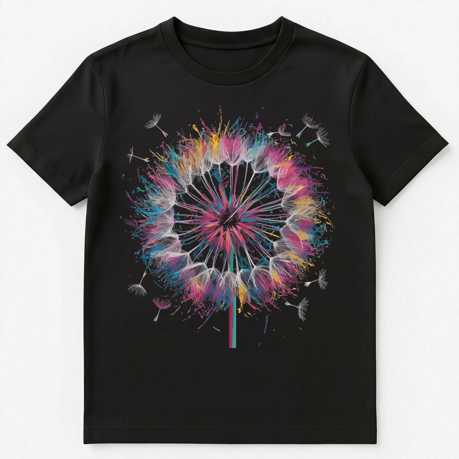 Colorful Paint Splash Dandelion Flower Art Graphic Unisex T-Shirt S
Colorful Paint Splash Dandelion Flower Art Graphic Unisex T-Shirt S
