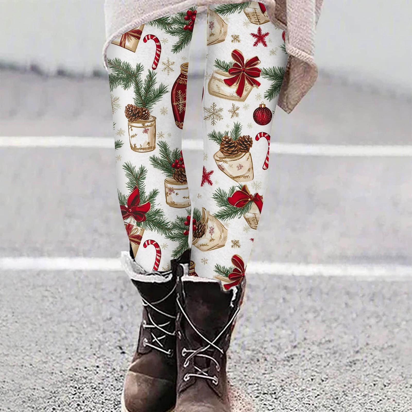 Женские повседневные уличные брюки с рождественским узором, облегающие эластичные укороченные брюки для йоги M
Женские повседневные уличные брюки с рождественским узором, облегающие эластичные укороченные брюки для йоги M