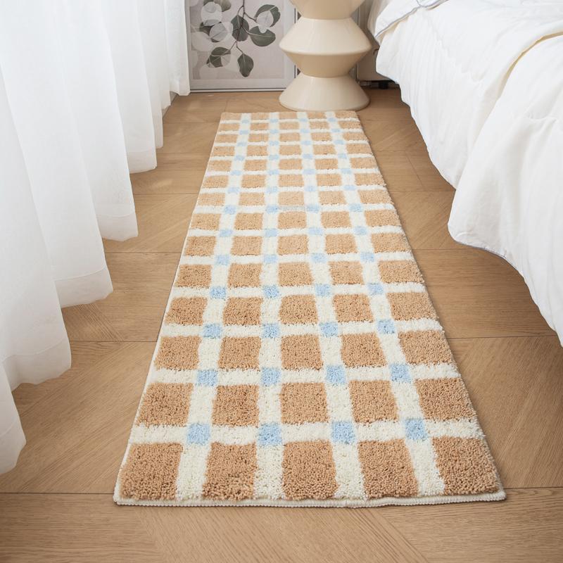 VIKAMA Ins Style Geometric Plaid Carpet Scandinavian Cream-Colored Floor Cushion Sofa Bedside Rug Four Seasons Universal Models 40X120CM (1.3X3.9FT
VIKAMA Ins Style Geometric Plaid Carpet Scandinavian Cream-Colored Floor Cushion Sofa Bedside Rug Four Seasons Universal Models 40X120CM (1.3X3.9FT