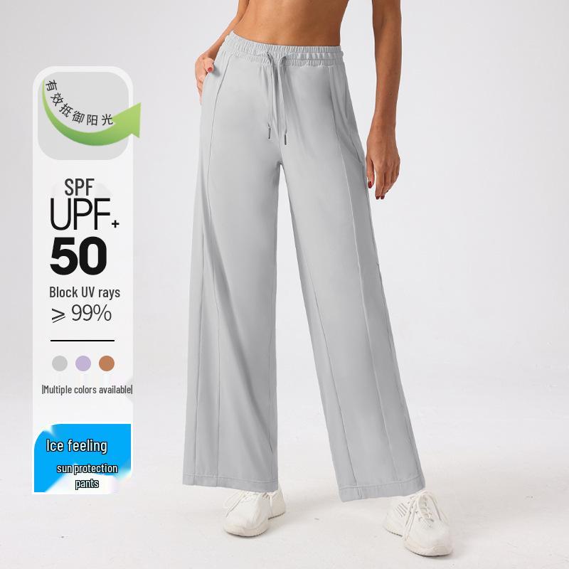 Ice Silk Quick-Dry Wide-Leg Sun Protection Fitness Pants Large світло-коричневого кольору
Ice Silk Quick-Dry Wide-Leg Sun Protection Fitness Pants Large світло-коричневого кольору