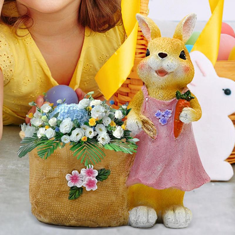 Cute Bunny Shape Resin Flowerpot Decorative Succulents Flower Pot Garden Planting Pot Desktop Ornaments Tabletop Garden Planter
Cute Bunny Shape Resin Flowerpot Decorative Succulents Flower Pot Garden Planting Pot Desktop Ornaments Tabletop Garden Planter