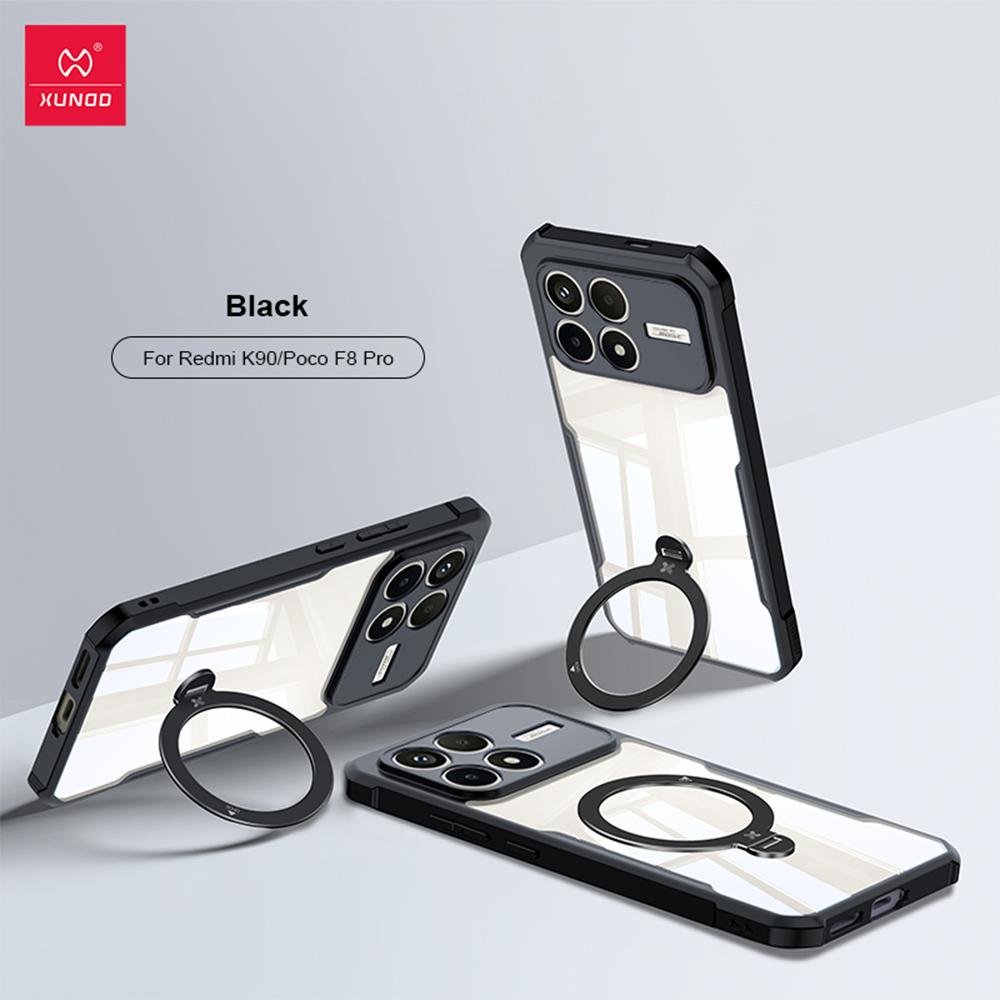 XUNDD Для Xiaomi Poco F8 Ultra Pro Чехол Роскошный Противоударный Чехол Прозрачная Задняя Крышка с Вращающимся Магнитным Держателем For Poco F8 Pro чёрный
XUNDD Для Xiaomi Poco F8 Ultra Pro Чехол Роскошный Противоударный Чехол Прозрачная Задняя Крышка с Вращающимся Магнитным Держателем For Poco F8 Pro чёрный