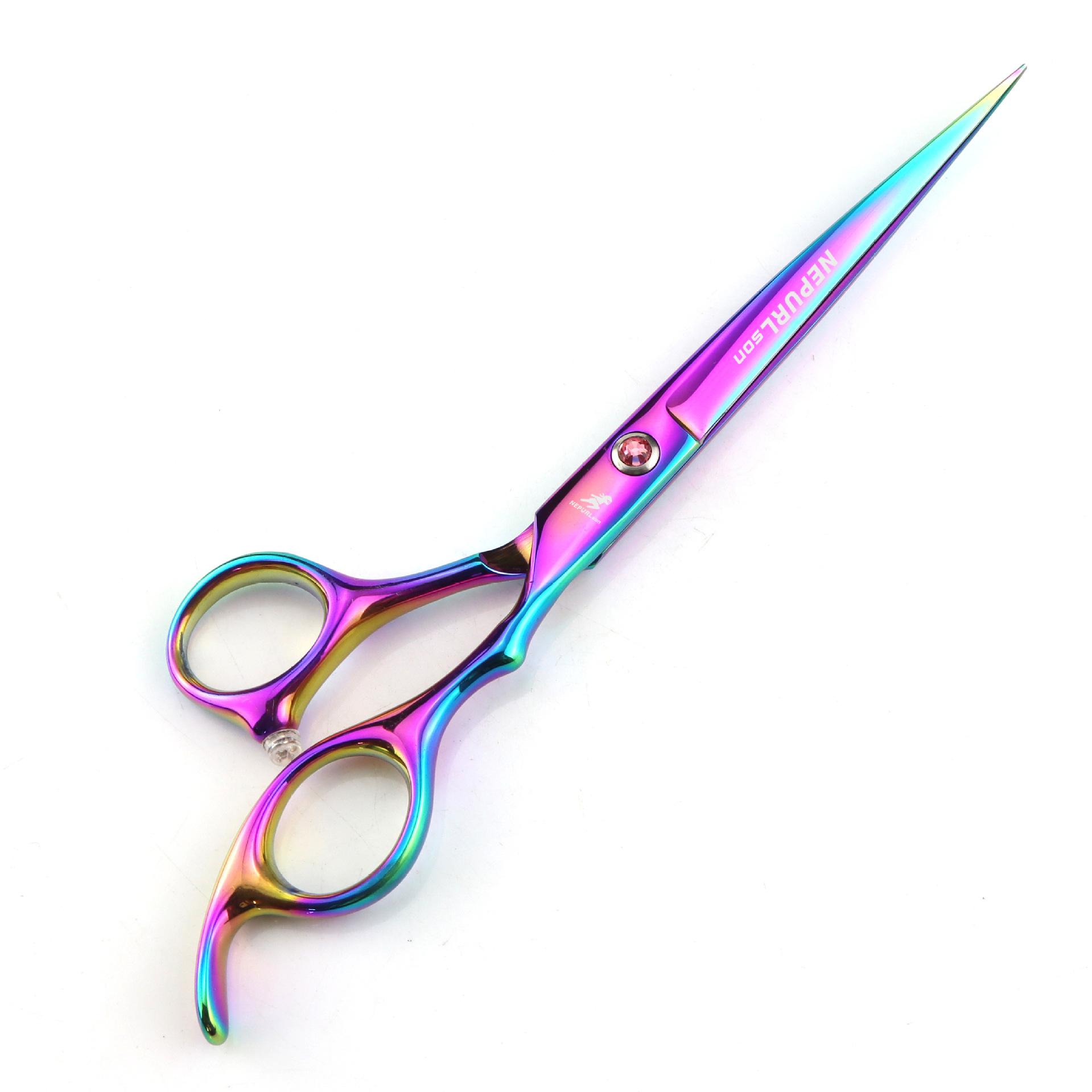 6.0/6. 5/7.0 Inch Color Nepson, Personality, Hair Scissors, Hair Scissors Sharp Knife Head Flat Cut color 7.0inch flat cut
6.0/6. 5/7.0 Inch Color Nepson, Personality, Hair Scissors, Hair Scissors Sharp Knife Head Flat Cut color 7.0inch flat cut