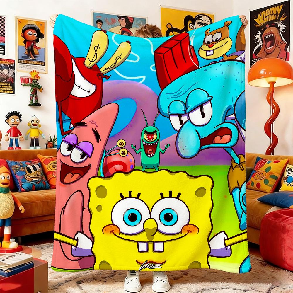 S-SpongeBobes Fluffy Soft Blankets & Throws Home and Decoration Throw Blanket Bedspread on the Bed Plaid Winter Anime Knee Sofas 75x90cm
S-SpongeBobes Fluffy Soft Blankets & Throws Home and Decoration Throw Blanket Bedspread on the Bed Plaid Winter Anime Knee Sofas 75x90cm