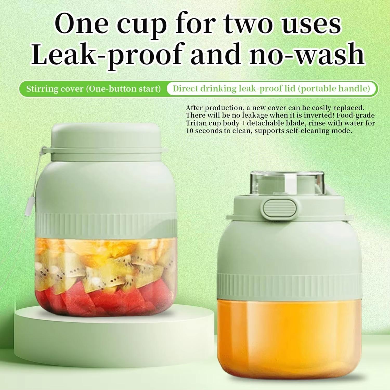 1 set of electric juicer cup rechargeable fresh juicer smoothie machine vegetable ice mixer cup travel office portable juicer хаки
1 set of electric juicer cup rechargeable fresh juicer smoothie machine vegetable ice mixer cup travel office portable juicer хаки